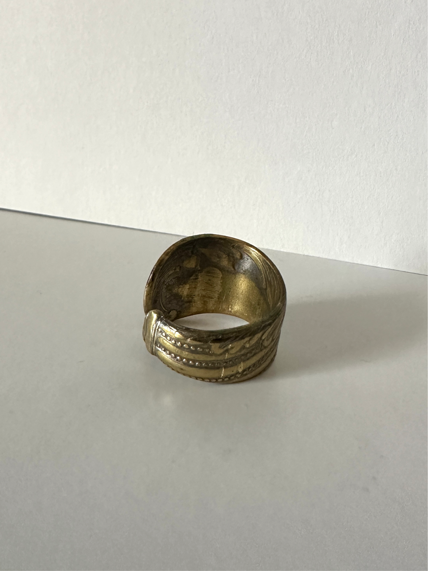 Gold Spoon Ring